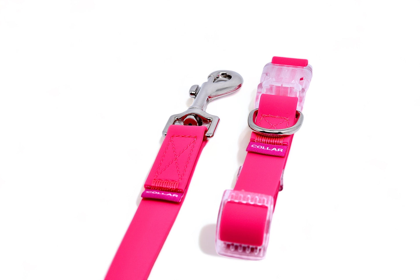 Hondenriem, waterafstotend in het roze